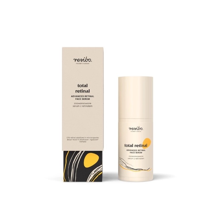 Resibo Total Retinal advanced face Serum with 0.0 1% retinal 30 ml