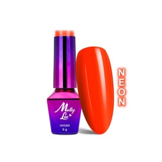 MollyLac /372/ Pin-Up Girl Hybrid Nail Polish Rock & Roll 5 ml