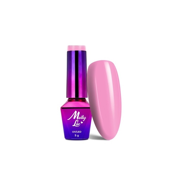 MollyLac /121/ Yoghurt Marshmallow hybride nagellak 5 ml