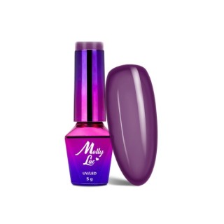 MollyLac /113/ Welcome to Ibiza Hybride Nagellak Grape Sorbet 5 ml