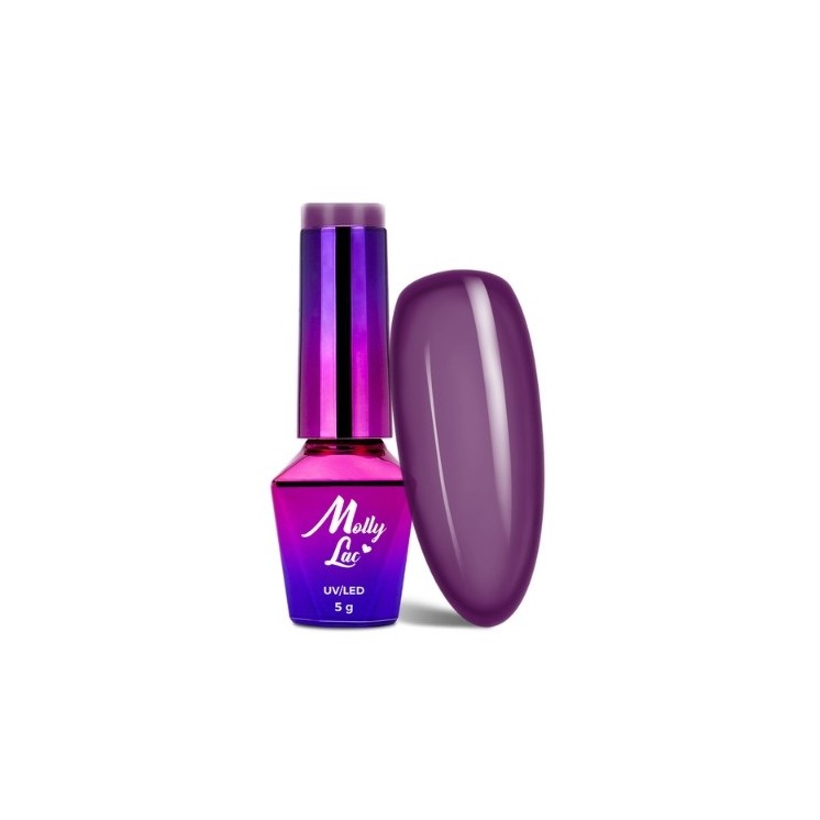 MollyLac /113/ Welcome to Ibiza Hybride Nagellak Grape Sorbet 5 ml