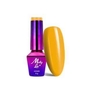 MollyLac /336/ Fancy Fashion Sunrush Hybrid Nail Polish 5 ml