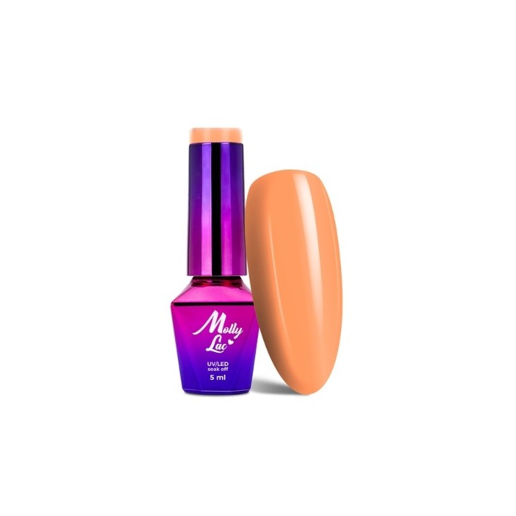 MollyLac /132/ Bubble Tea Hybride Nagellak Tropical Maracuja 5 ml