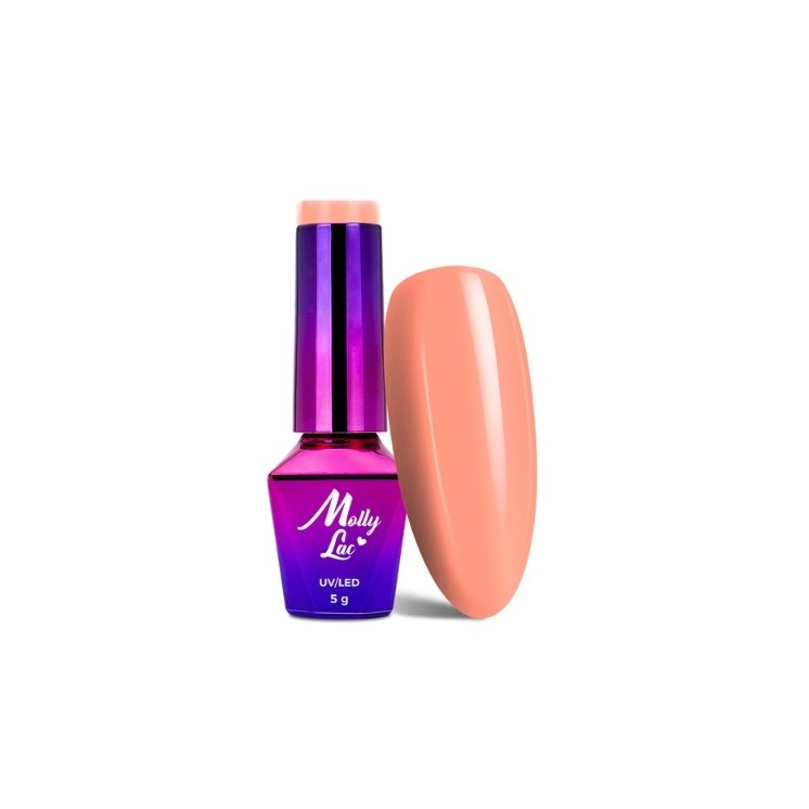 MollyLac /130/ Bubble Tea Hybrid Nail Polish Sweet Temptation 5 ml