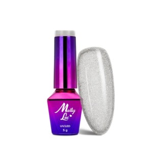 MollyLac /36/ Лак для нігтів Queens of Life Platinum Hybrid 5 мл