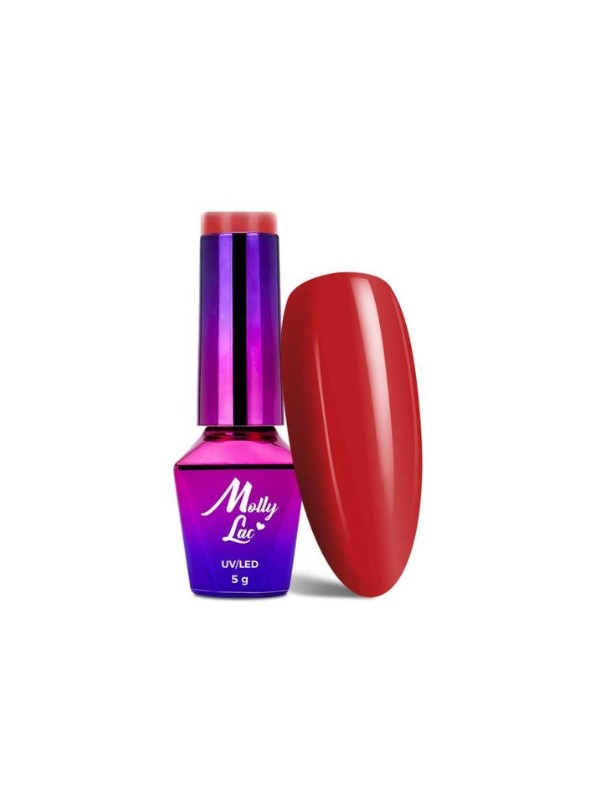 MollyLac /43/ Elite Women Lakier Hybrydowy Brick Red 5 ml