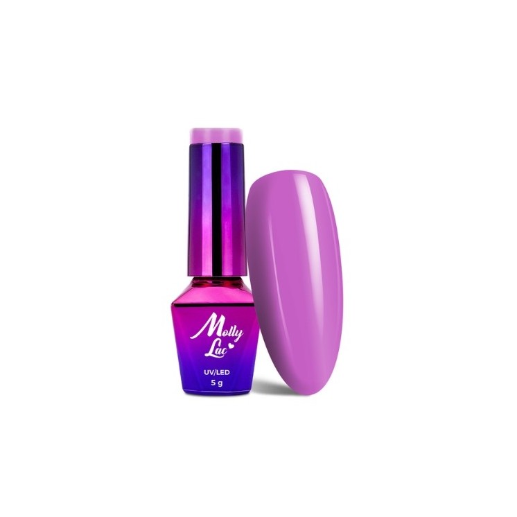 MollyLac /17/ Coctails & Drinks Hybrid Nail Polish Purple Smoothie 5 мл