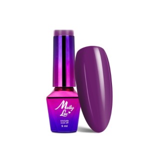 MollyLac /18/ Coctails & Drinks Hybrid Lacquer Blackcurrant Impress 5 ml