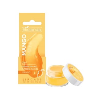 Bielenda Lip Care Sleeping Mask Mango Mania 2in1 Бальзам для губ + нічна маска 10 г