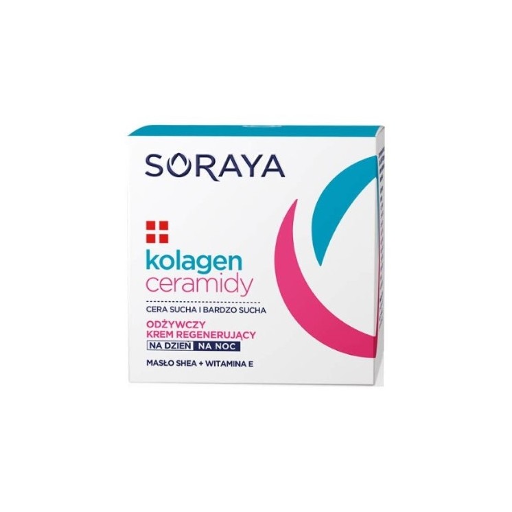 Soraya Collagen + Ceramides nährende regenerierende Gesichtscreme Tag/Nacht 50 ml