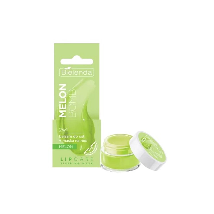 Bielenda Lip Care Sleeping Mask Melon Bomb 2in1 Бальзам для губ + нічна маска 10 г