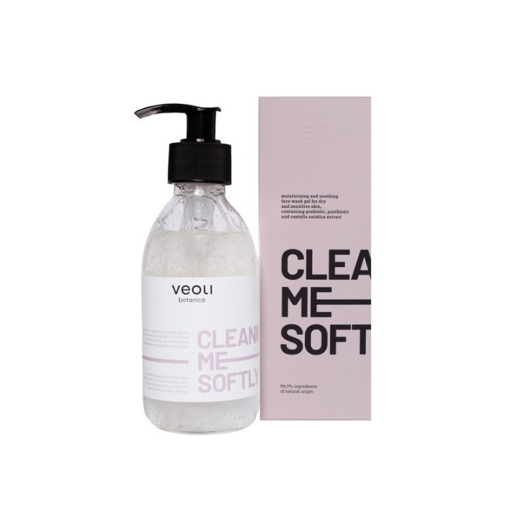 Veoli Botanica Clean Me Sanft feuchtigkeitsspendendes und beruhigendes Gesichtswaschgel 190 ml