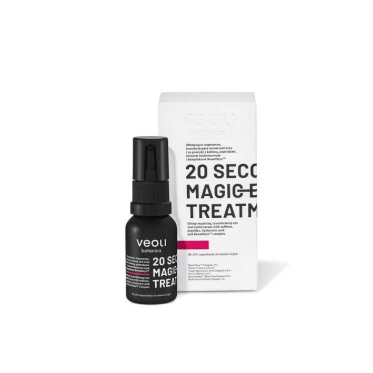 Veoli Botanica 20 Sekonds Magic Eye Treatment liftend en herstellend Transformerend Serum 15 ml