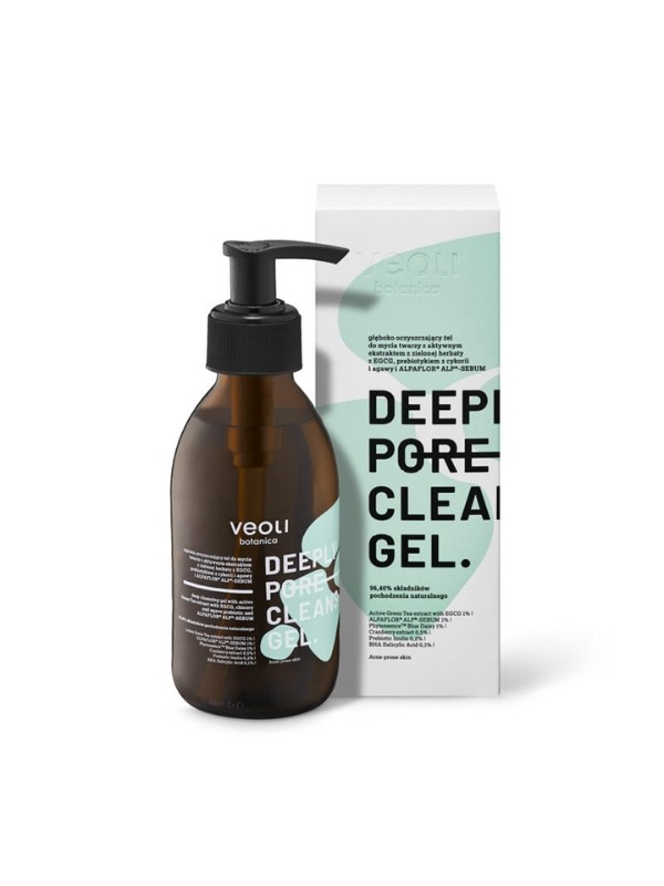 Veoli Botanica Deeply Pore Cleansing Gel głęboko oczyszczający Żel do mycia twarzy 200 ml