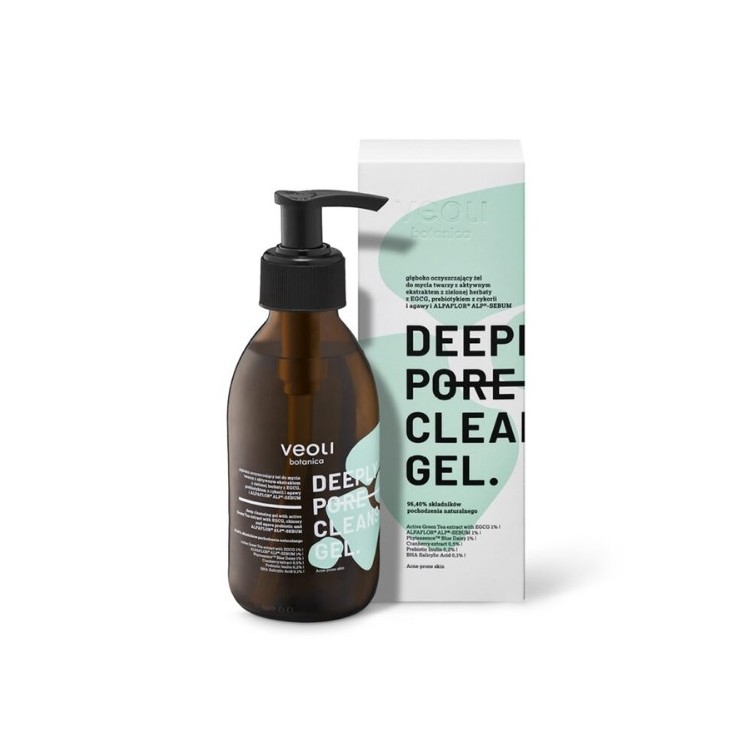 Veoli Botanica Deeply Pore Cleansing Gel глибоко очищаючий очищаючий гель для обличчя 200 мл