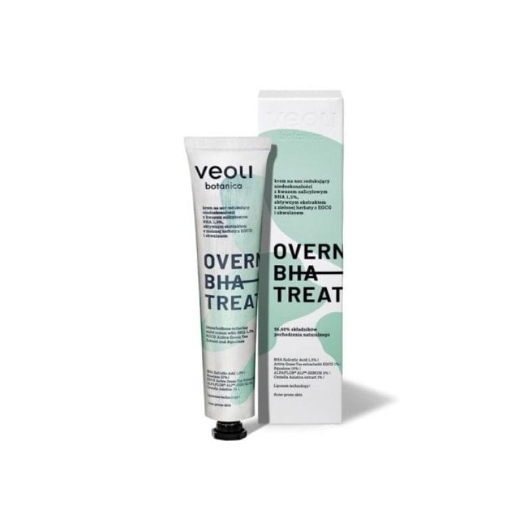 Veoli Botanica Overnight BHA Treatment reducing imperfections Night face cream 50 ml