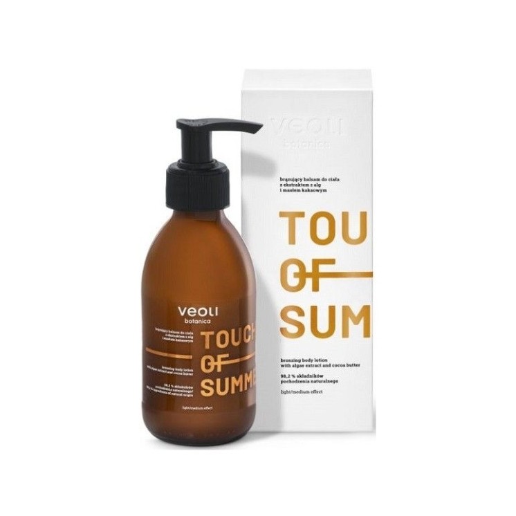 Veoli Botanica Touch of Summer bräunende Körperlotion mit Algenextrakt 195 ml