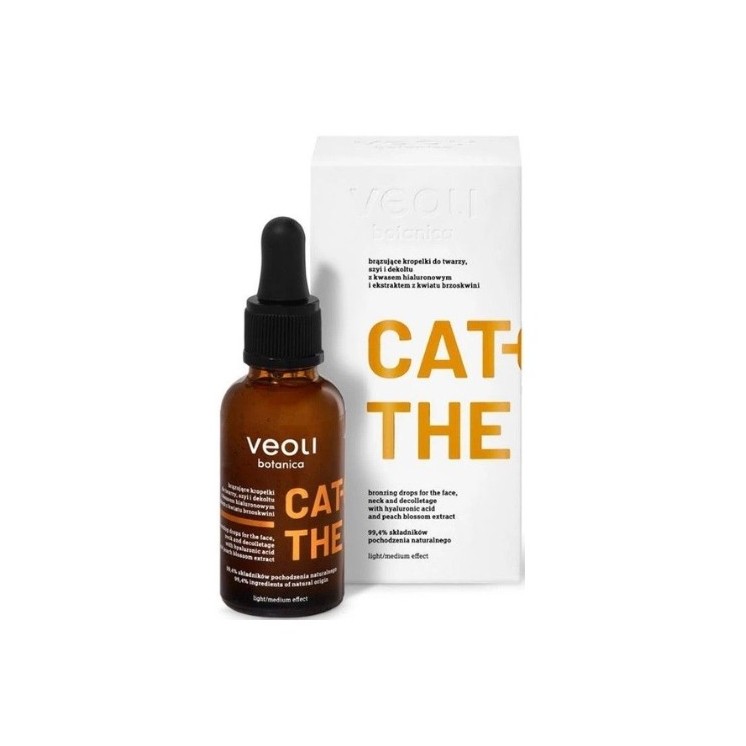 Veoli Botanica Catch the Sun Bräunungstropfen für Gesicht, Hals und Dekolleté, Light / Medium , 30 ml