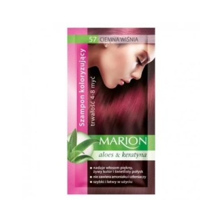 Marion Färbeshampoo mit Aloe-Extrakt 4-8 Wäschen /57/ Dunkle Kirsche 40 ml