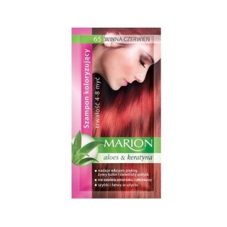 Шампунь Marion Coloring з екстрактом алое 4-8 прань /65/ Wine Red 40 мл