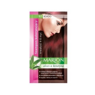 Marion Kleurshampoo met aloë-extract 4-8 wasbeurten /67/ Burgundy 40 ml