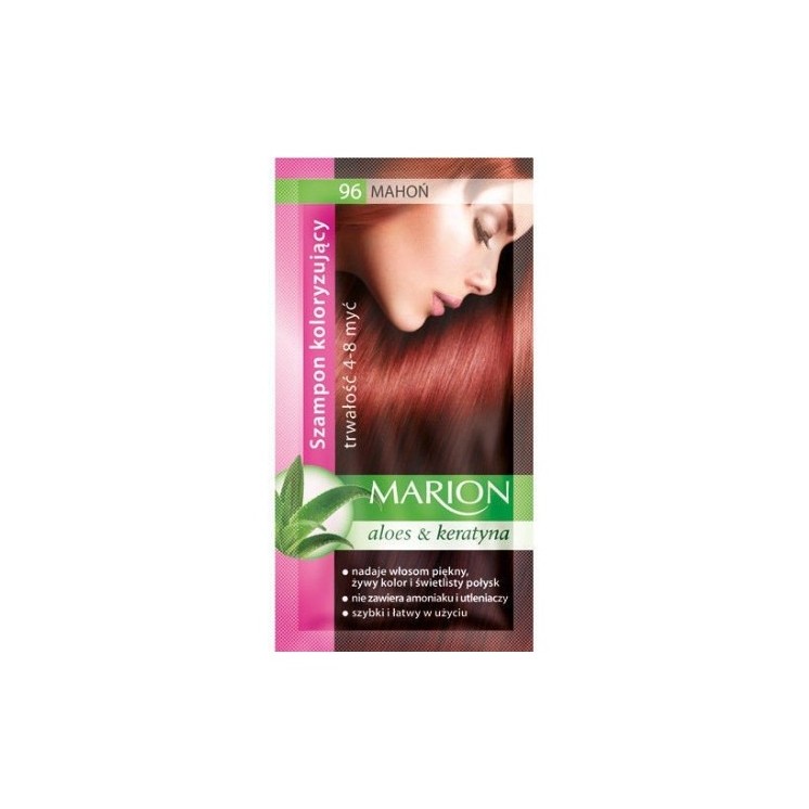 Marion Kleurshampoo met aloë-extract 4-8 wasbeurten /96/ Mahonie 40 ml