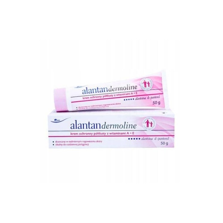 Alantandermoline Halfvette crème met vitamine A + E 50 g