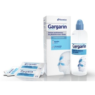 Gargarin SINUS Basic Set for rinsing the nose and sinuses. Bottle + 16 sachets