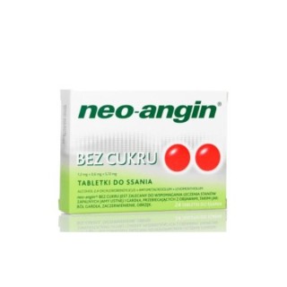 Neo-Angin Zuckerfreie Lutschtabletten 24 Stück