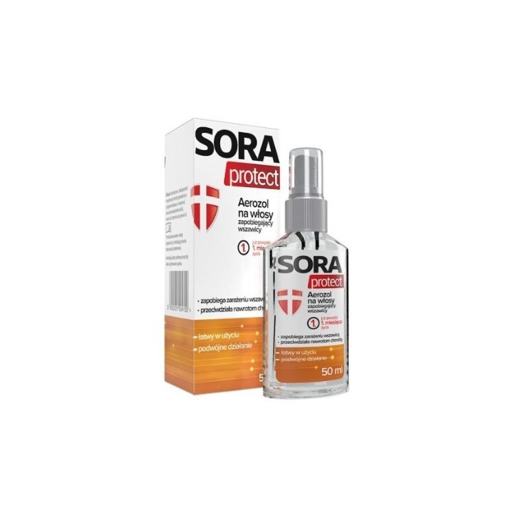 Sora Protect Спрей для волосся від вошей 50 мл