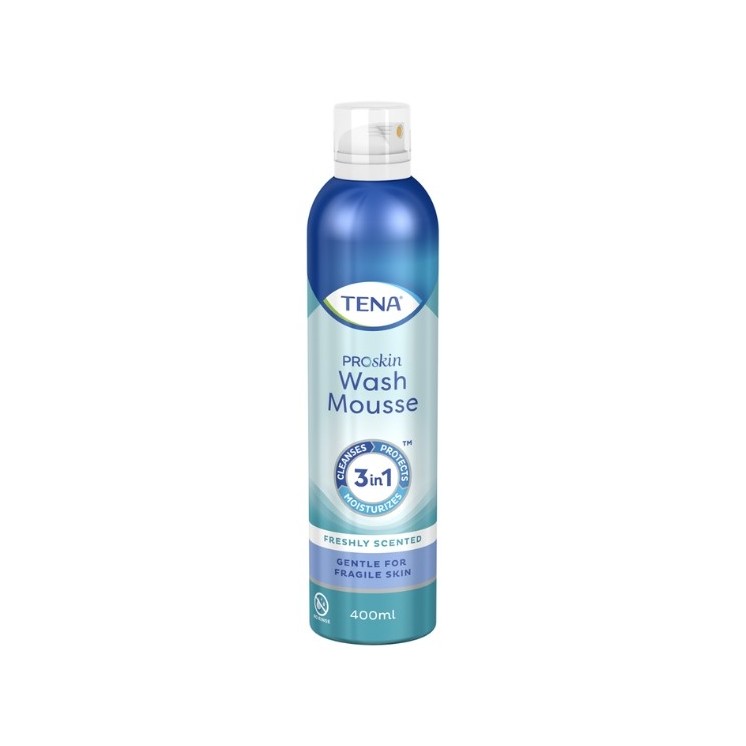 Пінка для вмивання Tena Wash Mousse 3in1 400 мл