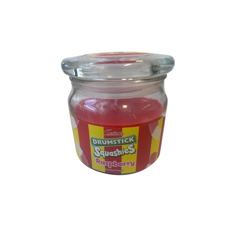 Swizzels Drumstick Squashies Raspberry scented candle 227 g