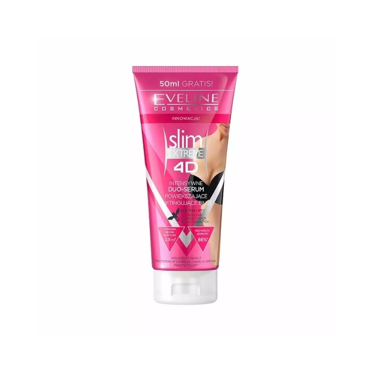 Eveline 4D Slim Extreme для збільшення та підтяжки Duo - serum для грудей 175 мл