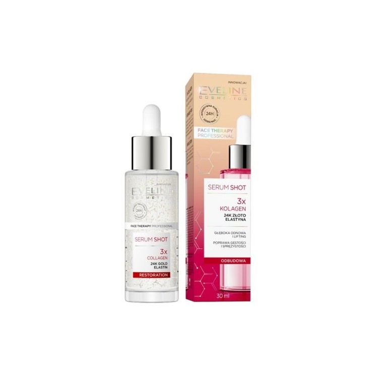 Eveline Serum Shot Regenerating Treatment для обличчя, шиї та декольте 3x Collagen 30 мл