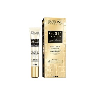Eveline Gold Peptides Cream - ooglifting, elimineert donkere kringen en wallen 20 ml