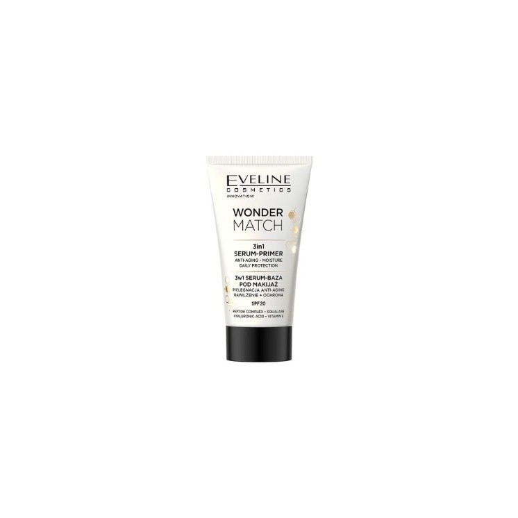 Eveline Wonder Match 3in1 Serum - основа під макіяж з фільтром SPF20 30 мл
