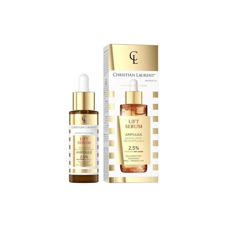 Сироватка для обличчя Eveline Christian Laurent Lift Serum для підтягування та регенерації, ампула 30 мл