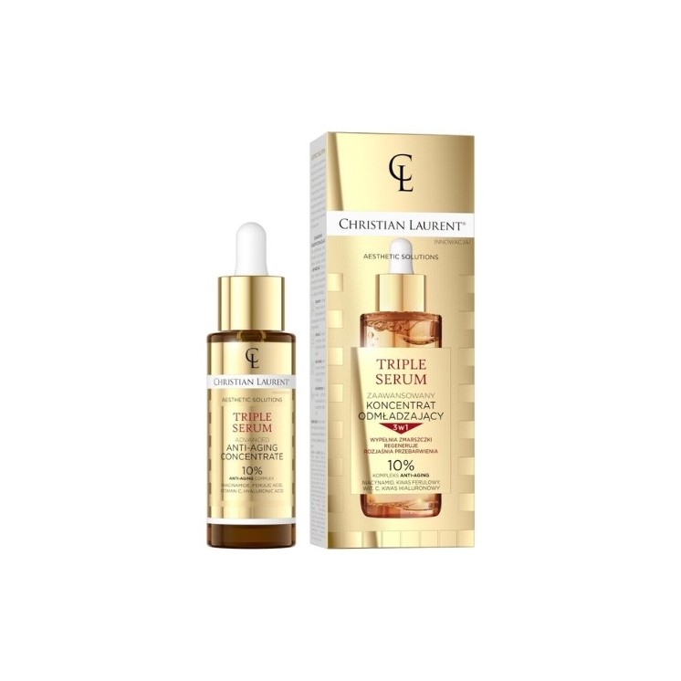 Eveline Christian Laurent Triple Serum Concentré Rajeunissant Avancé 3en1 30 ml