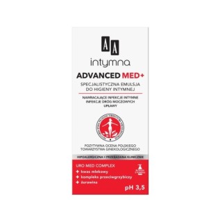 AA Intymna Advanced Med+ Спеціалізована емульсія для інтимної гігієни 300 мл