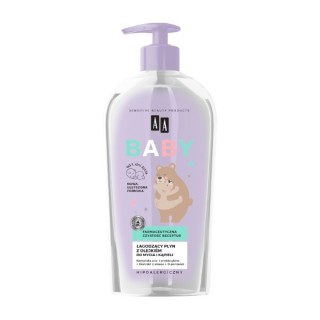 AA Baby Soothing Fluid з маслом для вмивання та купання 400 мл