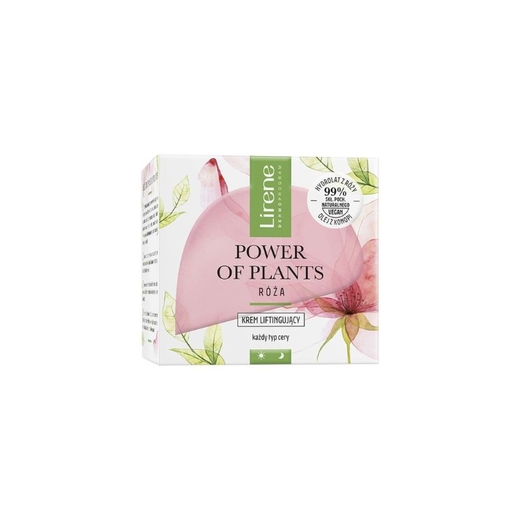 Lirene Power of Plants lifting face cream Rose 50 ml