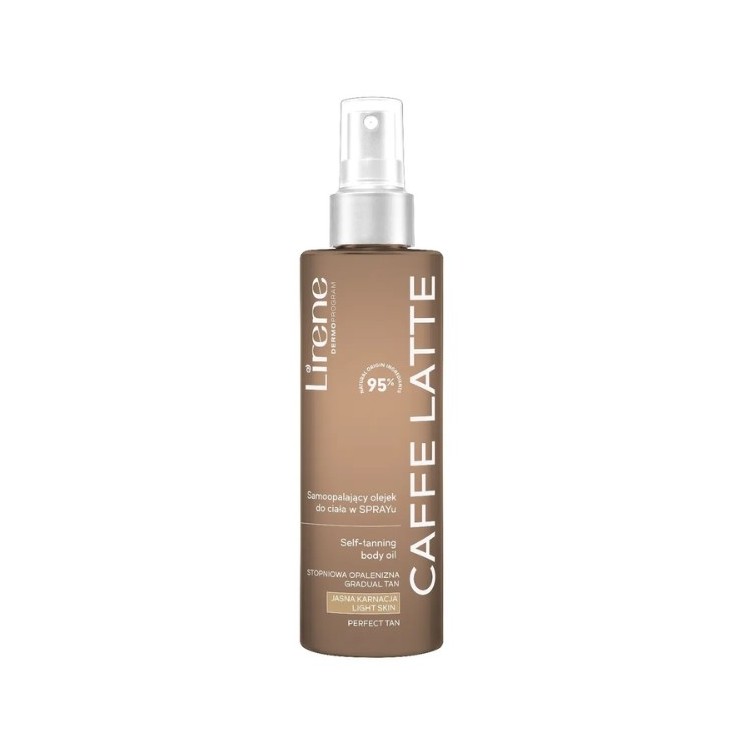 Lirene Self Tanning Body Oil масло для автозасмаги Caffe Latte спрей 190 мл