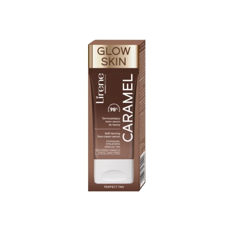 Lirene Self Tanning Face Крем- serum для автозасмаги для обличчя Карамель 50 мл