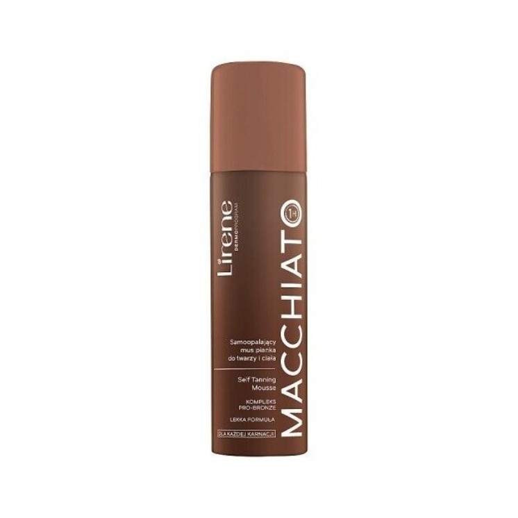 Lirene Self Tanning Mousse мус для автозасмаги для обличчя та тіла Macchiato 150 мл