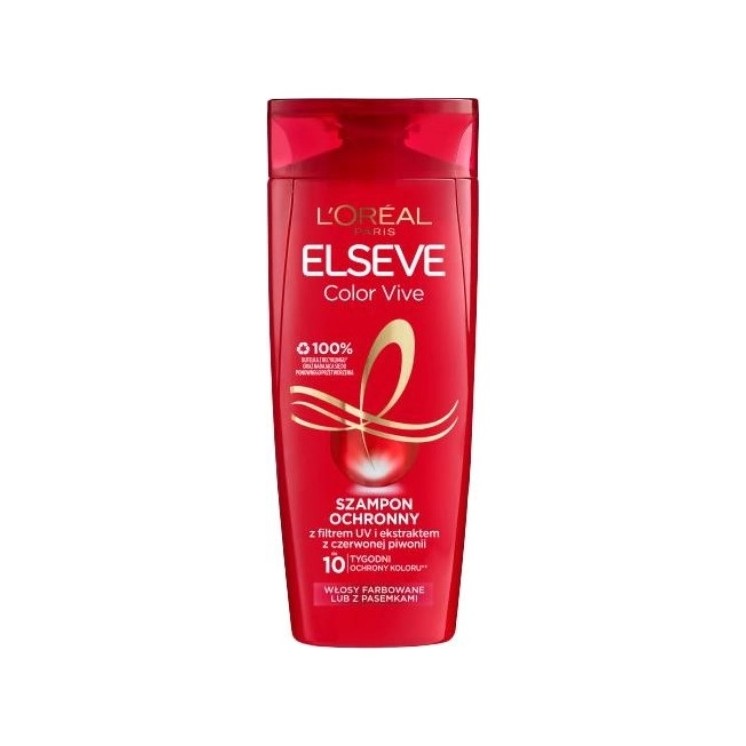L'oreal Elseve Color Vive Шампунь захисний для фарбованого і мелірованого волосся 400 мл