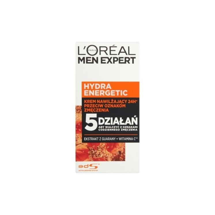L'oreal Men Expert Hydra Energetic hydraterende gezichtscrème tegen tekenen van vermoeidheid 50 ml