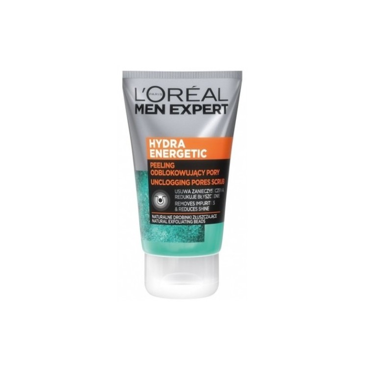 L'oreal Men Expert Hydra Energetic Facial Peeling unclogging pores 100 ml