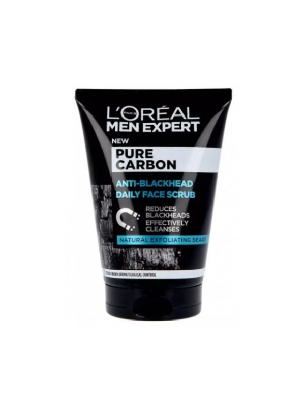 L'oreal Men Expert Pure Power Charcoal Peeling do twarzy przeciw zaskórnikom 100 ml