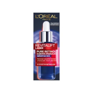 L'oreal Revitalift Laser Pure Retinol Serum Reducing Face Serum for Night 30 ml