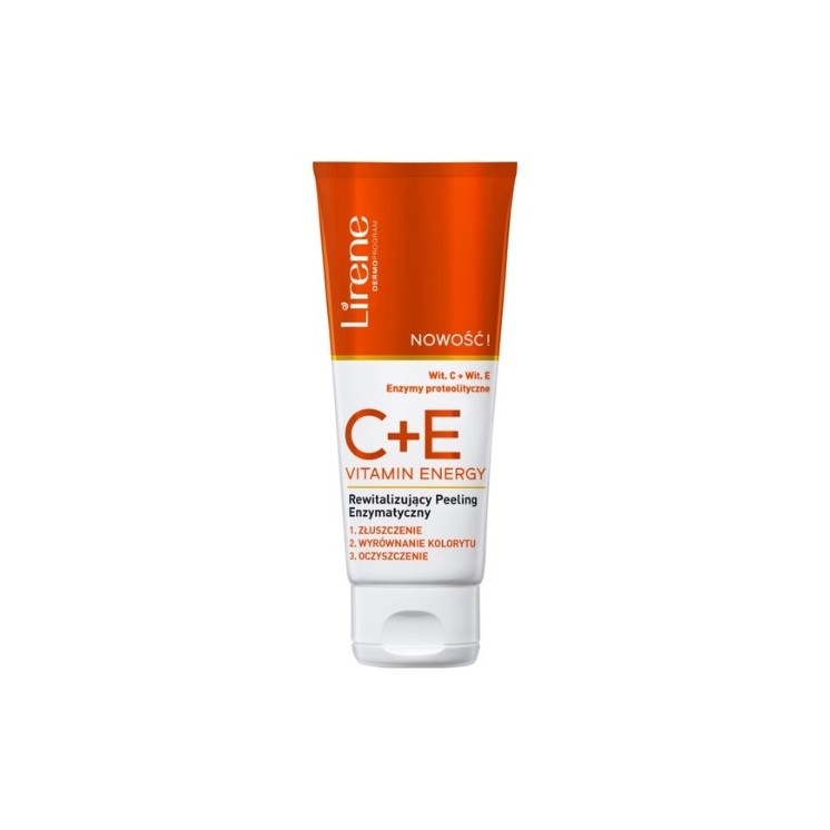 Lirene C+E Vitamin Energy revitalisierendes enzymatisches Peeling 75 ml